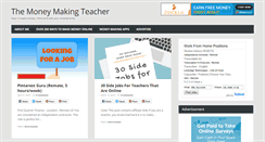 Desktop Screenshot of moneymakingteacher.com